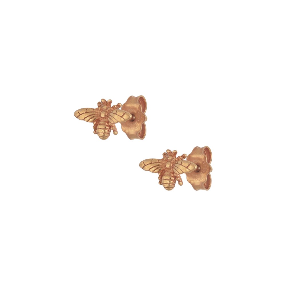 Ασημένια Σκουλαρίκια Tiny Bees