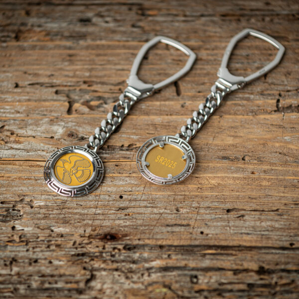 STERLING SILVER KEYCHAIN "WHITE EAGLE"