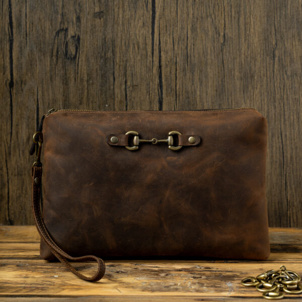 ΜΕΓΑΛΟ ΔΕΡΜΑΤΙΝΟ ΤΣΑΝΤΑΚΙ ΧΕΙΡΟΣ “PETIT SNAFFLE”