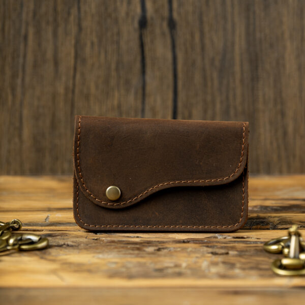 ΔΕΡΜΑΤΙΝΟ ΠΟΡΤΟΦΟΛΙ ΚΑΡΤΩΝ "SKIRT"