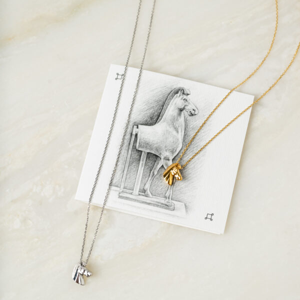 ΑΣΗΜΕΝΙΟ ΜΙΚΡΟ ΚΟΛΙΕ "ANCIENT HORSE"