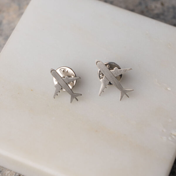 Ασημένια Καρφίτσα Αεροπλάνο