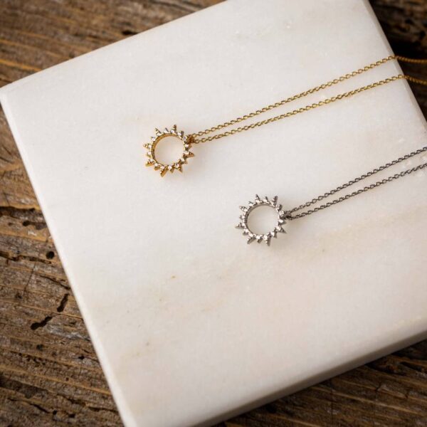 STERLING SILVER "HELIOS" NECKLACE